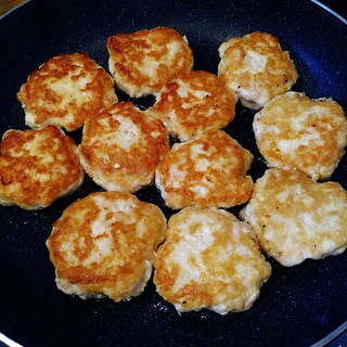 鶏ささみと豆腐のふわふわ焼き